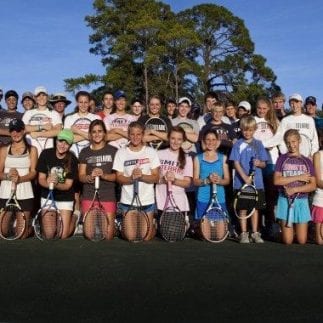 Tennis School Group Shot